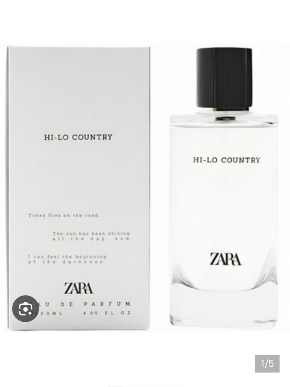 Zara Man NWT Hi-Lo Country 120ml